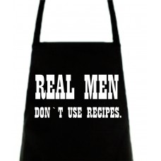 Ποδιά μαγειρικής Real Men don`t use recipes